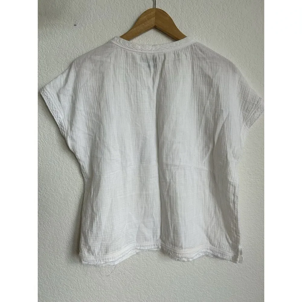 Faherty Women's Cream Tunic Top - Picture 3 of 11